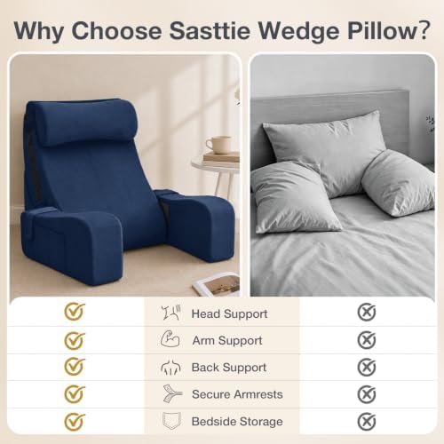 Sasttie 15-25 inch Adjustable Reading Pillow - Image 6