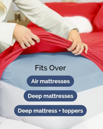 CGK Linens 2 Pack Extra Deep Full Fitted Sheets - Image 7