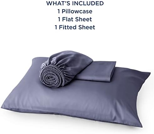 Bedsure PureWoven 100% Rayon Derived from Bamboo, Twin Bed Sheets, 3 Pieces - Image 6