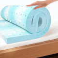 EGO 3 Inch Full Mattress Topper Gel Memory Foam by MLILY