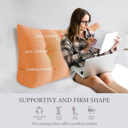 Headboard Pillow Full Dorm Backrest Support Reading Pillow - Image 2