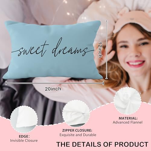 Sweet Dreams Pillow Cover 12x20, Decorative Throw Pillow Covers - Image 6