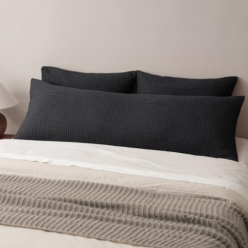 PHF Ultra Soft Waffle Body Pillowcase 20" x 54", No Insert by PHF
