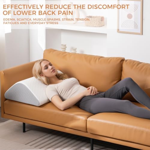 Knee Wedge Pillow for Post-Surgery Recovery-Leg Elevation Support for Sleep - Image 4
