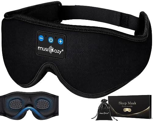 MUSICOZY 3D Sleep Headphones Bluetooth 5.4 Sleep Mask by MUSICOZY