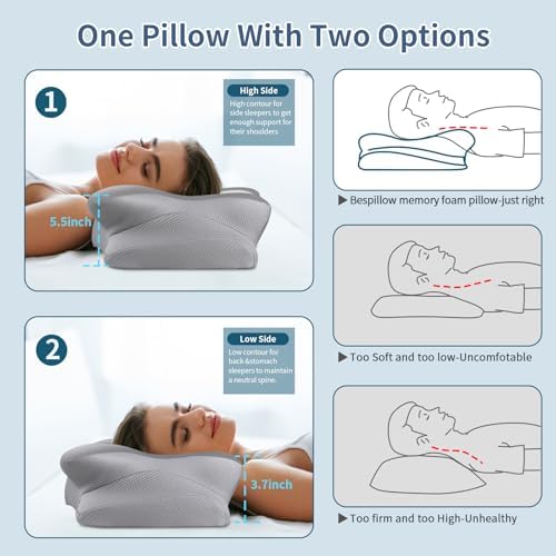 Cervical Pillow for Neck Pain Relief, Ergonomic Neck Pillow for Sleeping - Image 5