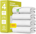 IMPROVIA® Washable Underpads, Heavy Absorbency Reusable Incontinence Pads by IMPROVIA