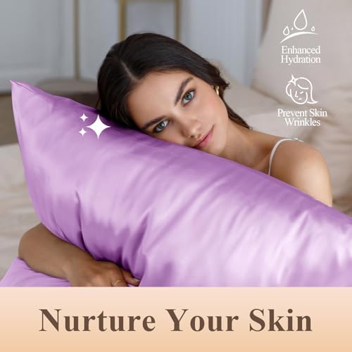 Silk Like Satin Pillowcase King Size, 2 Pack, 20x36 Inches - Image 4