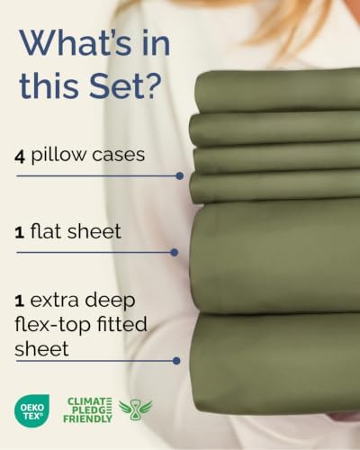 Extra Deep Flex Top Split Head King Sheet Set - Image 2