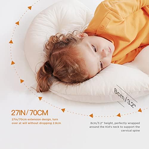 Choc chick Toddler Body Pillow, 34x27in Moon Shape Hug Pillow - Image 2