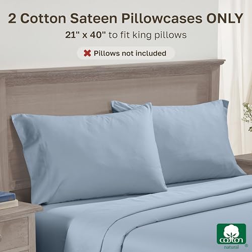 CALIFORNIA DESIGN DEN Luxuriously Soft Hotel Quality 600 Thread Count, 100% - Image 3