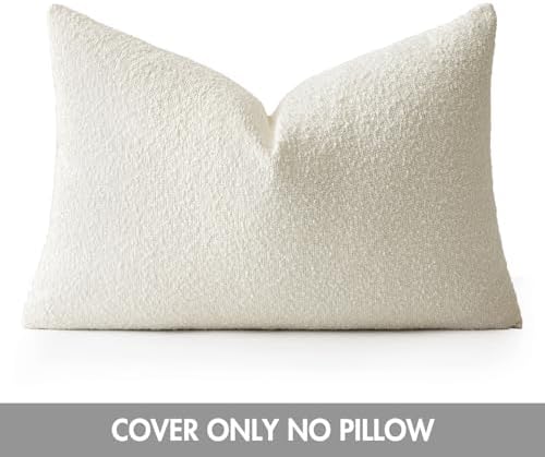 MIULEE Textured Boucle Lumbar Pillow Cover - Image 6