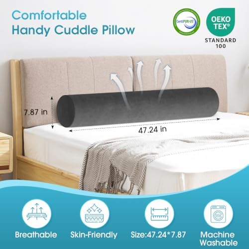 SereneCloud Memory Foam Body Pillow - Image 4