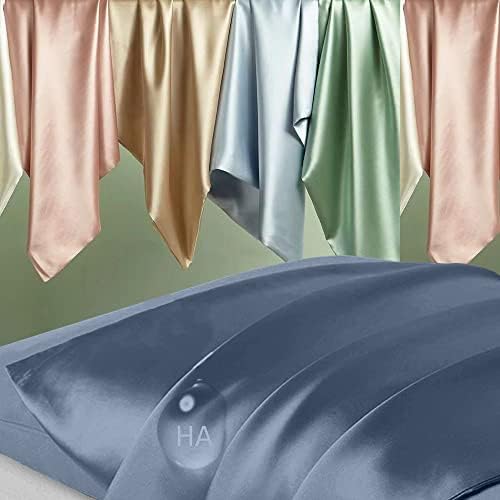 Silk Pillowcase 2 Pack, Natural Mulberry Silk Pillow Case, Anti Acne Silk - Image 2