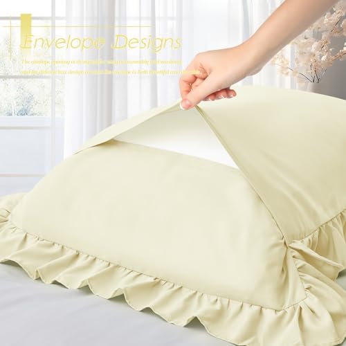 Ruffled Pillow Cases, Queen 20"x30" - Image 5