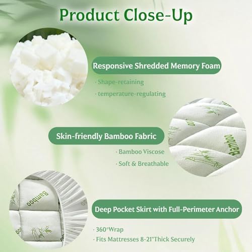 Queen Mattress Topper, for Side Sleepers, Hot Sleepers & Back Pain Relief - Image 5