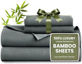 Love's cabin 4 Piece King Size Sheet Set, 100% Rayon Derived from Bamboo by Lovescabin