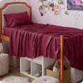Bedsure PureWoven 100% Rayon Derived from Bamboo, Twin XL Sheets, 3 Pieces by BEDSURE