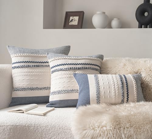 Cethom Boho Throw Pillow Covers 12x20 Inch Set of 2, Accent Cushion Cover - Image 4