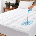Twin Size Waterproof Mattress Protector Quilted, Breathable Ultra-Soft Filling by Unilibra