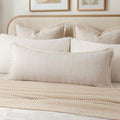 Foindtower Set of 1 Decorative Linen Check Fringe Throw Pillow Cover Long by Foindtower