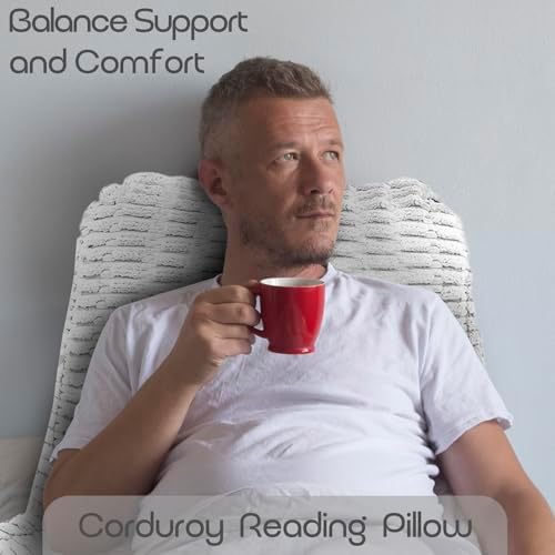 Reading Pillows for Sitting in Bed Adult, Back Rest Pillow for Sitting in Bed - Image 2
