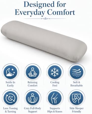 YZ HOME Weighted Body Pillow 6.5lbs Cooling Body Pillow - Image 5