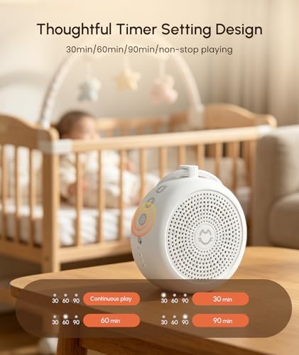 Sleep Sound Machine, Portable White Noise Machine - Image 5