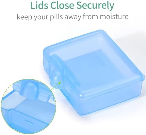 Opret Small Pill Box Square Portable - Image 3