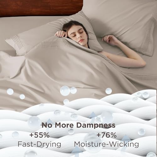 Bedsure Deep Pocket King Sheet Set - Image 3