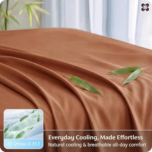 Bedsure PureWoven Rayon Derived from Bamboo, California King Sheet Sets - Image 4