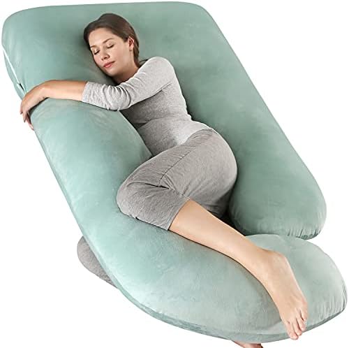Elover U Shaped Pregnancy Pillow, Full Body Maternity Support by Elover