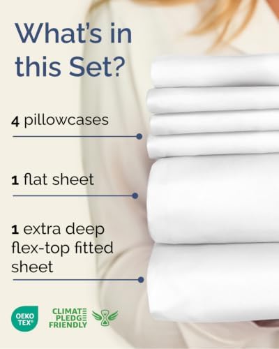 Flex Top Split Head King 6 Piece Sheet Set - Image 2