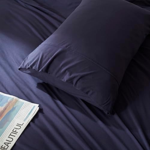H HOUSEHOLD 100% Jersey Knit Cotton King Size Pillowcases Set of 2, Super Soft - Image 4
