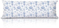 Blue Ribbon Bow 20x54 Body Pillow Cover, Preppy Coquette Room Dorm Decor by Unknown