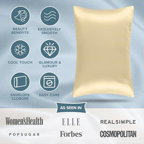 Bare Home Satin Pillowcases Envelope - Image 4