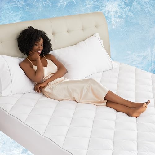 Sunflower Cooling Short Queen Mattress Pad Cover - Image 2