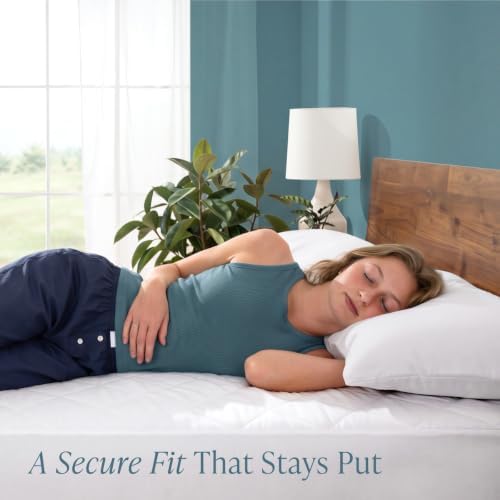 Bare Home Quilted Fitted Mattress Pad - Image 4