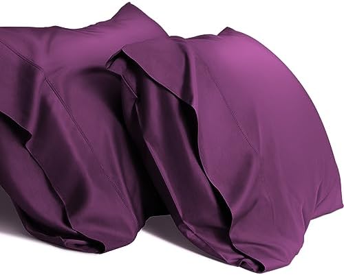 WishSmile Standard Pillow Cases Cooling Pillowcases Set of 2 Breathable Cool by WishSmile