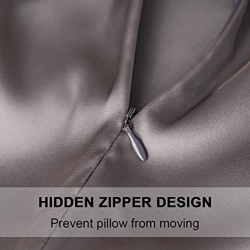 2 Pcs Mulberry Silk Pillowcase for Hair and Skin, Cooling Silk Pillow Case - Image 2
