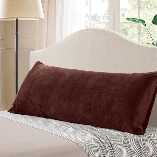 EVOLIVE Micromink Body Pillow Cover 21"x54", Zipper Closure - Image 7