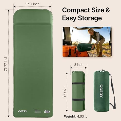 OGERY Self-Inflating Sleeping Pad - Image 5