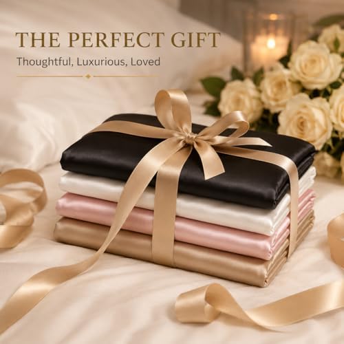 Silky Satin Pillowcases King 2 Pack Glossy Silver Grey 20 x 36 - Image 6