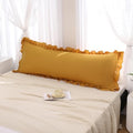 Merryword Mustard Yellow Body Pillow Cover 20x54inches Long Pillowcase Yellow by Merryword