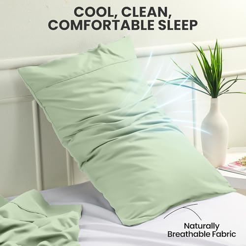Pillow Cases King Size Set of 2, Ultra Soft Comfy Pillow Covers - Image 5