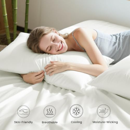 Love's cabin 3 Piece Twin XL Sheet Set, 100% Rayon Derived from Bamboo - Image 5