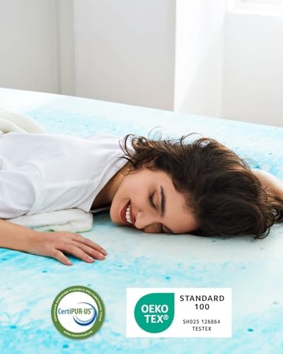 PERLECARE 3 inch Full Ventilated Memory Foam Mattress Topper - Image 4