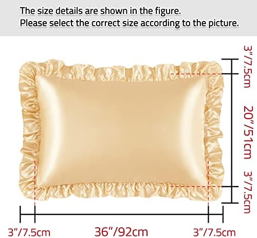 Silky Satin Ruffled Pillow Cases - Image 5