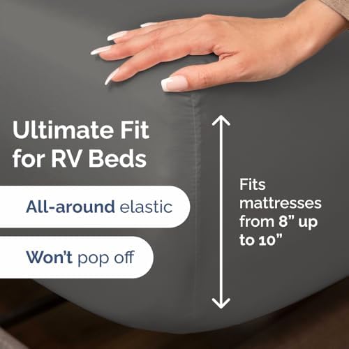Short Queen Size 4 Piece Bed Sheet Set - Image 3