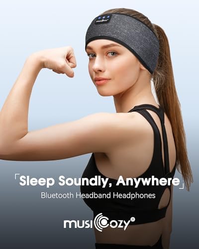 MUSICOZY Sleep Headphones Bluetooth Headband Headphones - Image 3